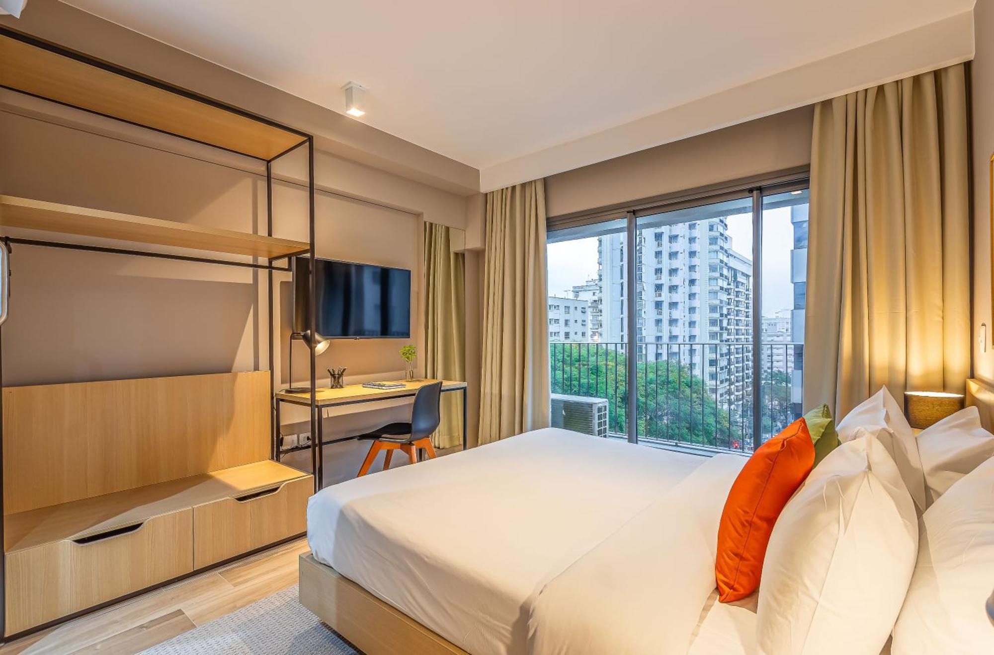 Apartamentos Proximos Ao Masp E A Metros Da Estacao Consolacao E Avenida Paulista - Next Haddock Сан-Пауло Номер фото